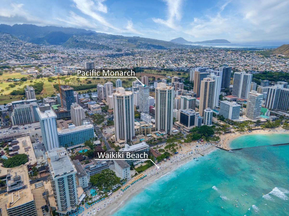 הונולולו Steps To Waikiki Beach! Newly Renovated With 75" Tv מראה חיצוני תמונה