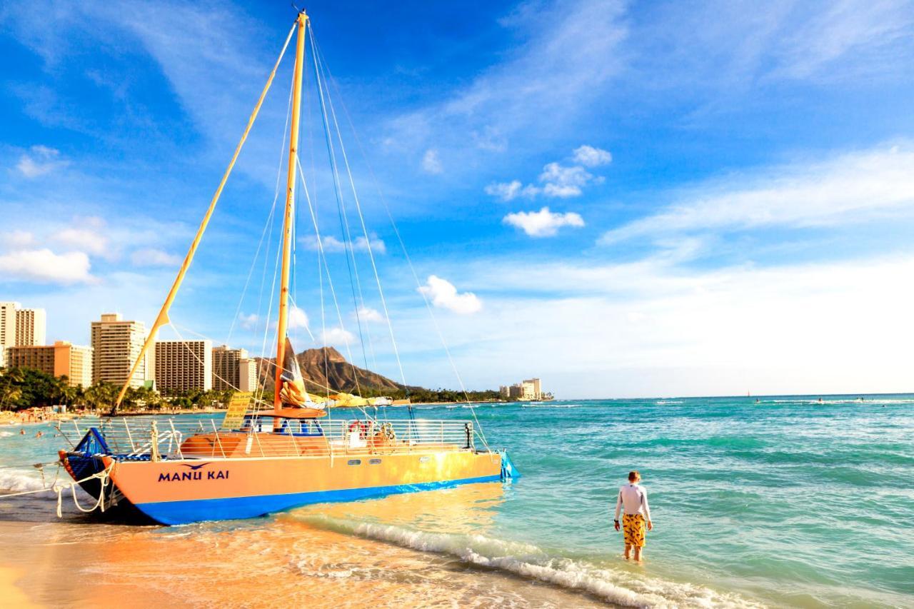 הונולולו Steps To Waikiki Beach! Newly Renovated With 75" Tv מראה חיצוני תמונה